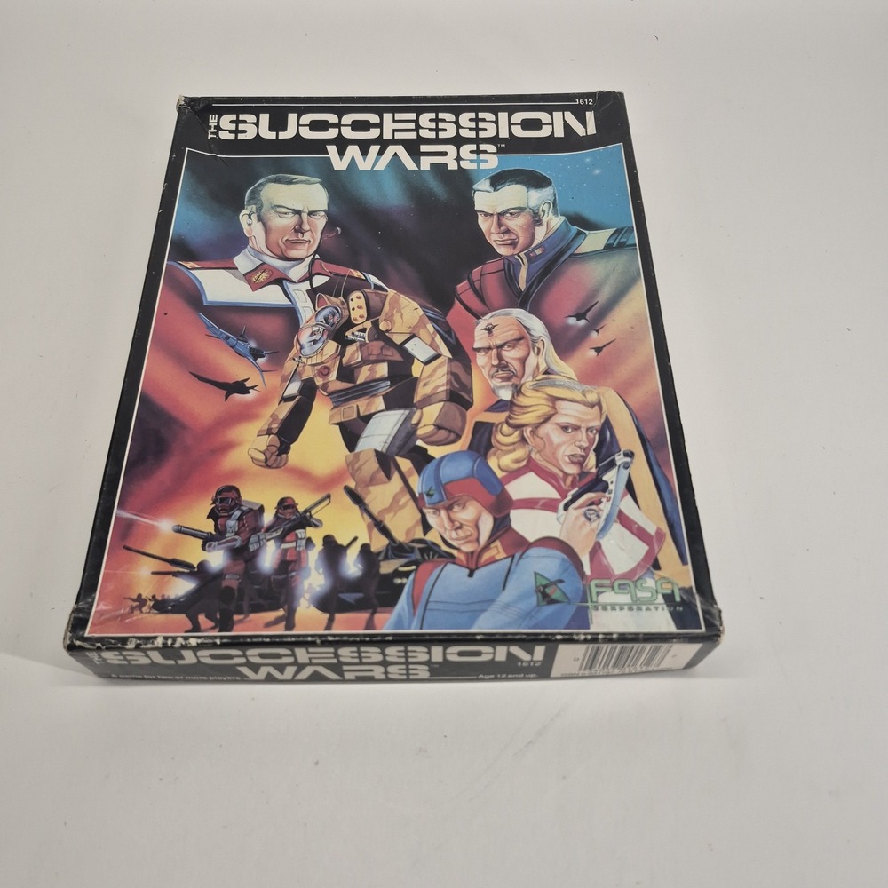 The Succession Wars Board Game (1987 FASA) BattleTech Grand Strategy Incomplete